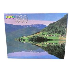 1996 GPC Granvin Norway Scenic Scape Series 500 Piece Jigsaw Puzzle *New Sealed